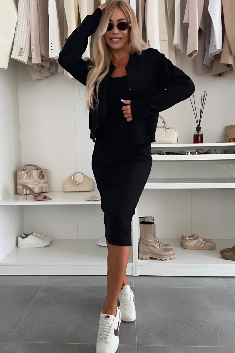 Hollandse™ | Comfortabele Midi Jurk & Vest